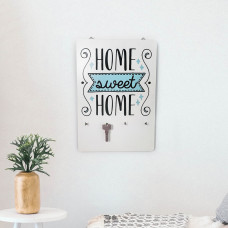Ключниця настінна вертикальна Home sweet home