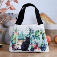 Термосумка Presentville Lunch bag Кіт і вазони
