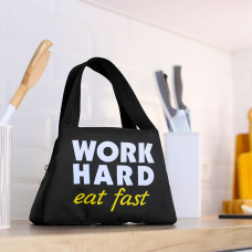 Термосумка Presentville Lunch bag Work hard eat fast