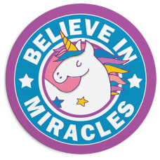 Килимок для миші круглий Believe in miracles