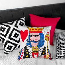 Подушка Presentville з принтом King of my heart