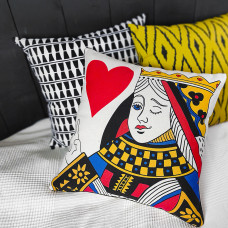Подушка Presentville з принтом Queen of my heart