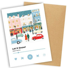 Листівка Let it snow