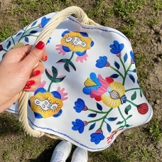 Серветка на стіл або для кошика Presentville Волошки акварель