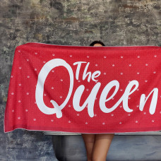 Рушник пляжний з принтом The Queen