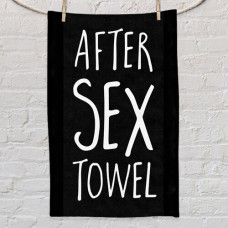 Рушник маленький з принтом After sex towel