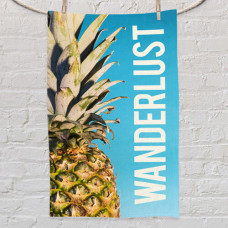 Рушник маленький з принтом Wanderlust pineapple