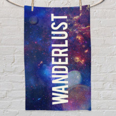 Рушник маленький з принтом Wanderlust space