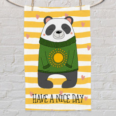 Рушник маленький з принтом Have a nice day