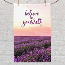 Рушник маленький з принтом Believe in yourself