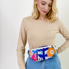 Сумка бананка Bumbag Диво квіти