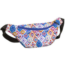 Сумка бананка Bumbag Різнобарвний орнамент