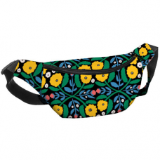 Сумка бананка Bumbag Жовті квіти