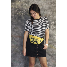 Сумка бананка Bumbag Forget the rules