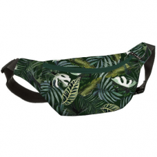 Сумка бананка Bumbag Тропічне листя