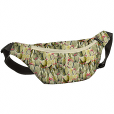 Сумка бананка Bumbag Квітучі кактуси