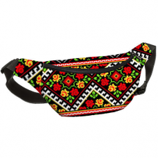 Сумка бананка Bumbag Орнамент квітковий