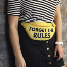 Сумка бананка Bumbag Forget the rules