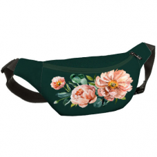 Сумка бананка Bumbag Квіткова композиція