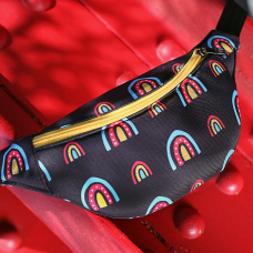 Сумка бананка Bumbag Веселки