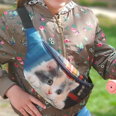 Сумка бананка Bumbag Миле кошеня