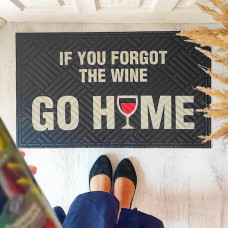 Килим придверний Presentville з принтом If you forgot the wine