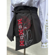 Жіноча баска Ztclothes Маки чорна