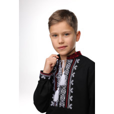 Вишиванка для хлопчика Trend Полтавська краса чорна