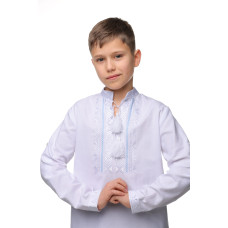 Вишиванка для хлопчика Trend Полтавська краса біла з білим