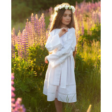 Вишита сукня для дівчинки Trend Білоснісжність
