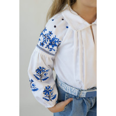 Вишиванка для дівчинки Trend Чернігів біла