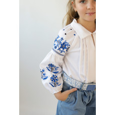 Вишиванка для дівчинки Trend Чернігів біла