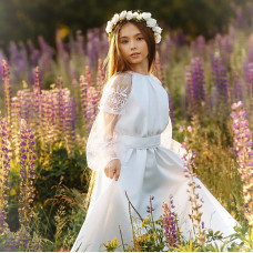 Вишита сукня для дівчинки Trend Чорнобривці