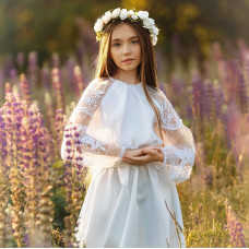 Вишита сукня для дівчинки Trend Чорнобривці