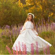 Вишита сукня для дівчинки Trend Чорнобривці