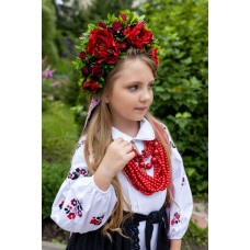 Вишита сукня для дівчинки з запаскою Trend Давня