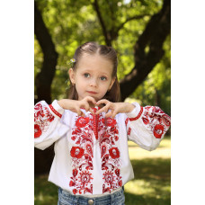 Вишиванка для дівчинки Trend Диво біла
