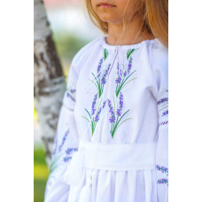 Вишита сукня для дівчинки Trend Лаванда