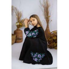 Вишита сукня для дівчинки Trend Льоля чорна