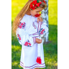 Вишита сукня для дівчинки Trend Трояндочка
