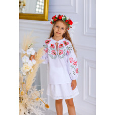 Вишиванка для дівчинки Trend Тюльпанчики