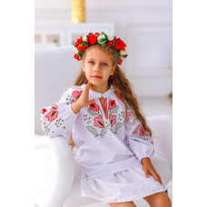 Вишиванка для дівчинки Trend Тюльпанчики
