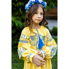 Вишита сукня для дівчинки Trend Вільна птаха