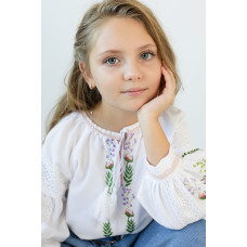 Вишиванка для дівчинки Trend Ранок біла