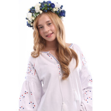Жіноча вишиванка Trend Луганщина біла