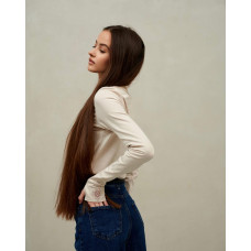Гольф з вишивкою Trend Геометрія бежевий