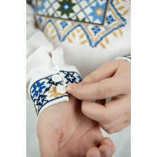 Вишиванка для хлопчика V&V Зірки молочна