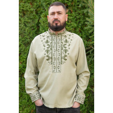 Чоловіча вишиванка V&V Поділля оливкова