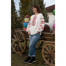Жіноча вишиванка V&V Тереза молочна