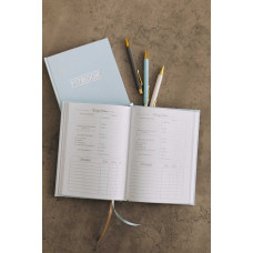 Планер YPN Fitbook для тренувань блакитний